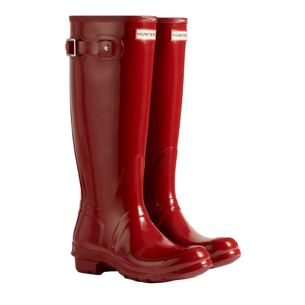 Hunter Women's Red Rain Boots